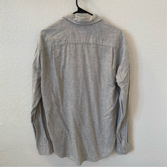 Bonobos Lightweight Slim Fit Flannel Shirt - Light Gray - Picture 2 of 5